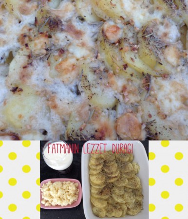 Biberiyeli patates graten 